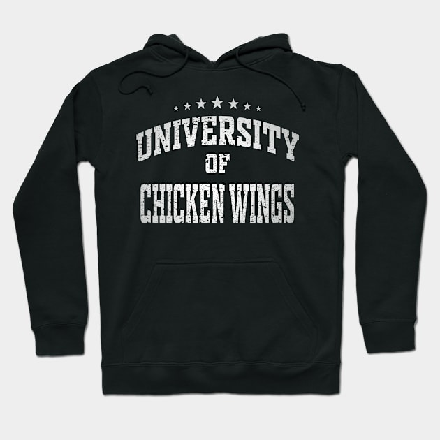 University of Chicken Wings Hoodie by MulletHappens